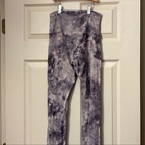 lululemon athletica Purple Tie-Dye Leggings